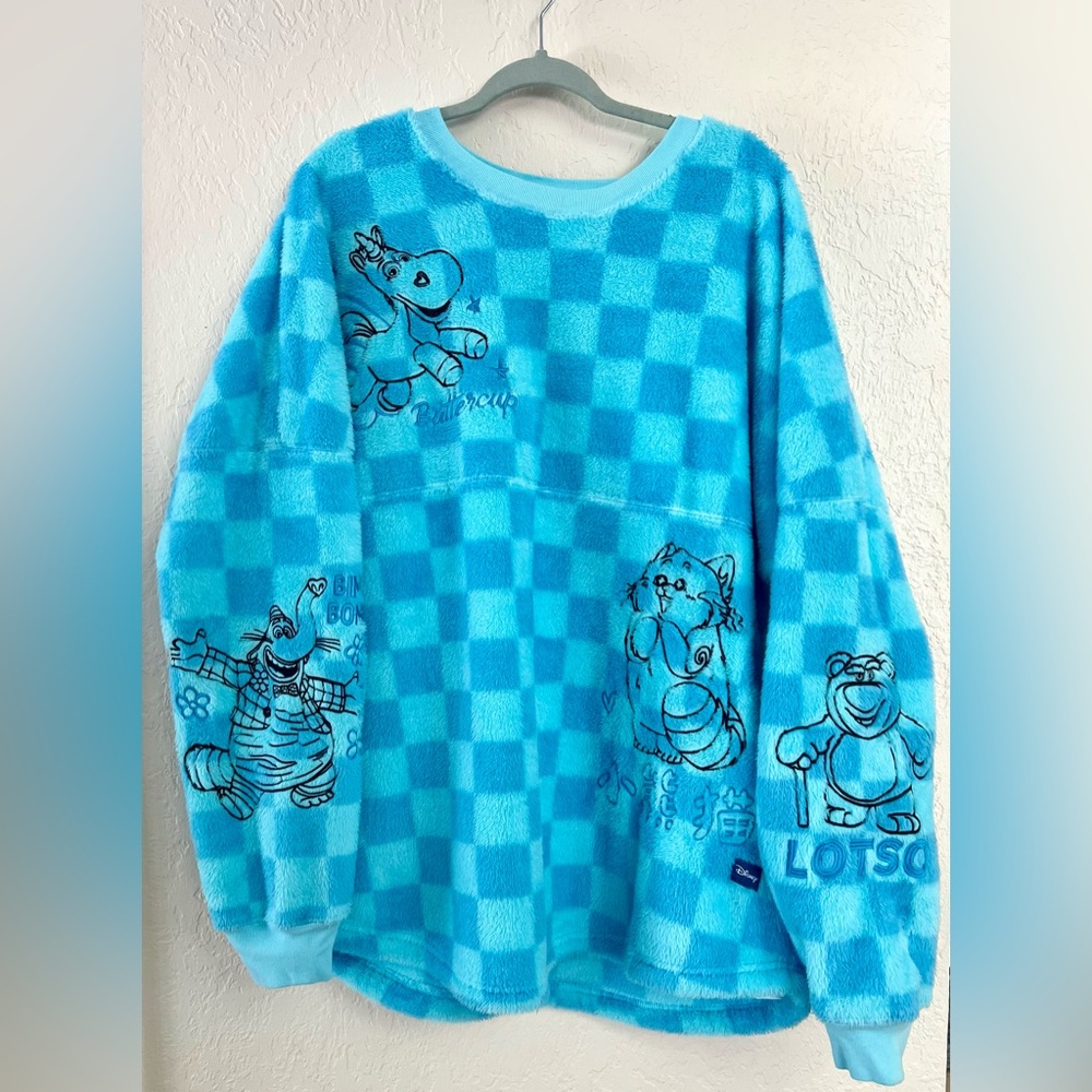 Blue Checkered Women's Top